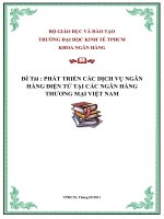 phát triển các dịch vụ ngân hàng điện tử tại các ngân hàng thương mại việt nam