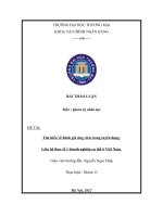 Tìm hiểu về đánh giá ứng viên trong tuyển dụng liên hệ thực tế tại 1 doanh nghiệp tại việt nam
