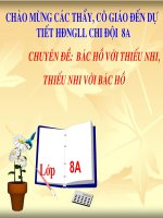 Chuyen de  Bac Ho voi thieu nhi