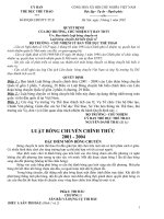 Luat bong chuyen 2002