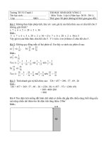 Đề + Đ/A HSG lớp 4+5