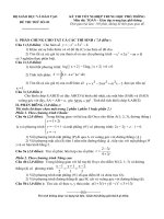 30 đề thi thử THPT  môn toán