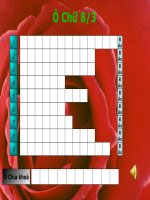 Trò chơi ô chữ mừng ngày 8 - 3