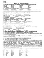 de thi 45'' lop 10 lan 2 ki II