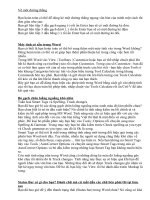 Một số mẹo trong Word (Sưu tầm)