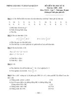 Đề Thi HK2 Toán 7 (2009 - 2010)
