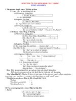 Ngữ pháp + bài tập ôn tập Tiếng Anh 6 học kì 2