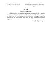 Đề thi viết chữ đẹp lớp 3