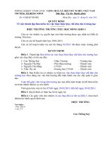 QĐ kiểm tra việc thực hiện Quy chế dân chủ trường học