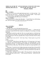 Đề và đáp án thi học sinh giỏi  môn Ngữ văn  9- THCS Mỹ Cát 2010-2011.