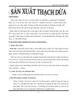 Báo cáo vi sinh thực phẩm sản xuất thạch dừa