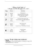 giao an buoi chieu tu tuan 17-23