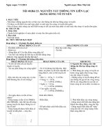 Bài 23_Nguyên tắc thông tin liên lạc bằng sóng vô tuyến