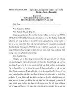 BÁO CÁO TỔNG KẾT CÔNG TÁC HƯU TRÍ NĂM 2010