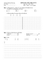 DE KIEM TRA TOAN LOP 4 CUC HAY