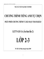 Giao an Let''s go 1A