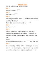 Đề thi violympic toán 4