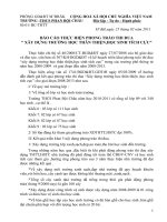 sơ kết 3 năm xây dựng trường học thân thiện