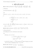BDHSG Toán THCS - Biến đổi đại số