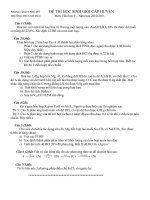 Đề và đáp án thi học sinh giỏi  môn Hóa học  9- THCS Mỹ Đức 2010-2011.