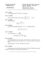 Đề và đáp án thi học sinh giỏi lớp 9 môn Toán- Huyện Phù Mỹ 2010-2011.
