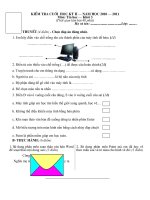 De thi tin hoc  lop 3 ky II