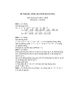 50 Đề thi học sinh giỏi toán 9 hot