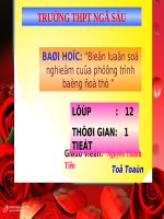 Bien Luan So Nghiem cua PT