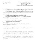 Đề và đáp án thi học sinh giỏi  môn Hóa học 9- THCS TT Bình Dương 2010-2011.