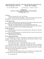 Kế hoạch Giao lưu Tiếng Anh qua Internet cấp Thành phố