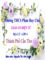 Địa lí Thành phố Cần Thơ