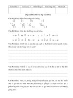 Đề thi HSG lớp 1 môn Toán