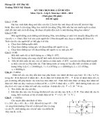 Đề và đáp án thi học sinh giỏi  môn Vật lý  9- THCS Mỹ Thành 2010-2011.