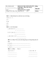 đề thi học sinh giỏi lần 4