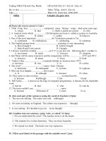 ĐỀ KT 1 TIẾT 6789 LẦN 2-HKII