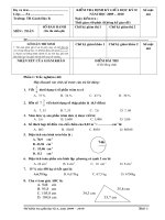 bài thi giữa học kì 2 - lớp 2