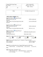 đề kiểm tra 1 tiết tin 6hkII (đề  lẻ) có ma trân, có đáp án, dowload vê in là phát bài