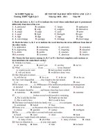 Bai tap Tieng Anh 12