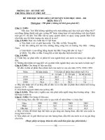 Đề và đáp án thi học sinh giỏi  môn Địa lý 9- THCS TT Phù Mỹ 2010-2011.