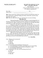 Đề kiểm tra định kì lần 3 môn TV lớp 4