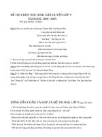 de thi HSG- van 9- co dap an