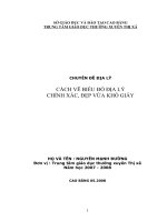 Cách vẽ biểu đồ Địa lý chính xác, đẹp vừa khổ giấy