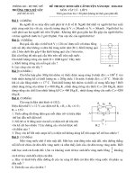 Đề và đáp án thi học sinh giỏi  môn Vật  lý  9- THCS Mỹ Lộc 2010-2011.