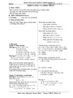 Giao an tu chon toan 6