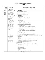 chuẩn kỹ năng kiến thức sinh 6