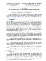 Thông báo kết quả kiểm tra việc thực hiện Quy chế dân chủ