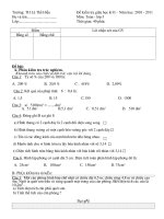 DE KIEM TRA GIUA  HKII MON TOAN+ TIENG VIẸT LOP 5