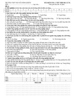 Đề KT 1 tiết Địa 10 HKII