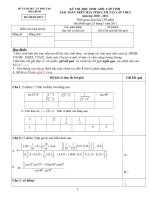 Đề thi học sinh giỏi casio cấp tỉnh 10-11