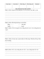 Đề thi HSG lớp 1 môn Tiếng Việt